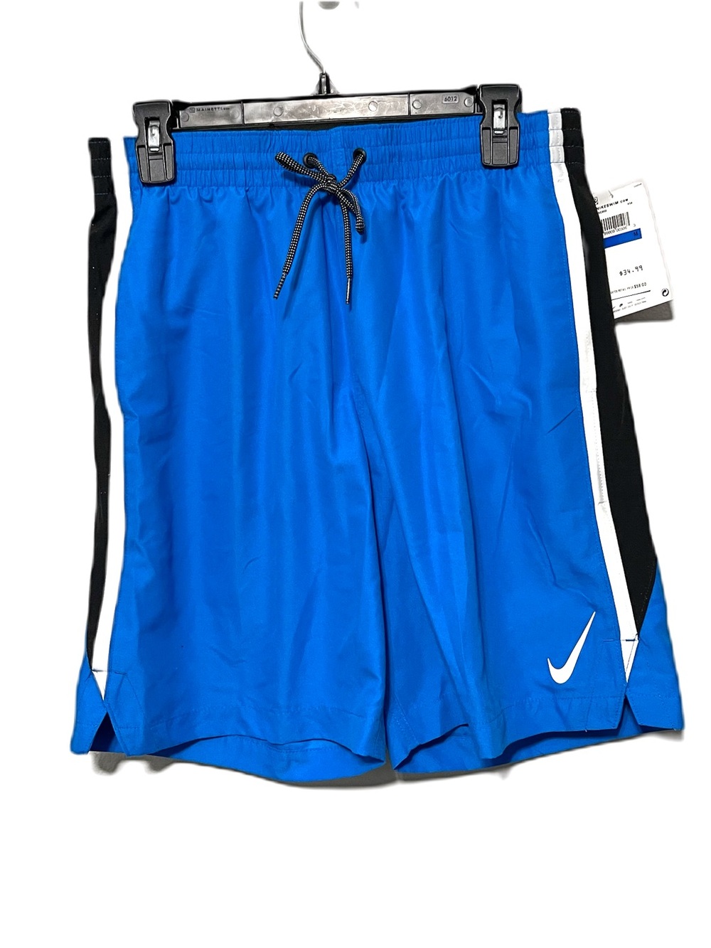 Nike Swim Core Contend Pull On Swim Shorts Blue Casual NWT Mens M